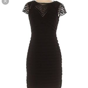 Adrianna Papell black cocktail dress